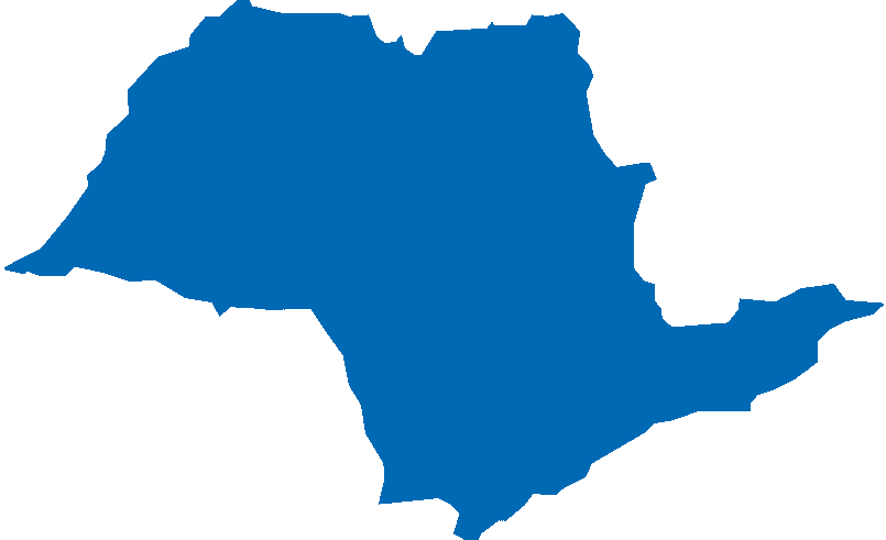 Mapa Construção no Estado de São Paulo